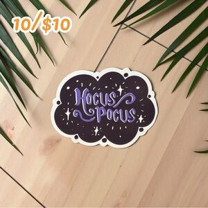 Hocus Pocus Sticker – Spooky Witchy Vinyl Decal | Small Cozy Planner Sticker